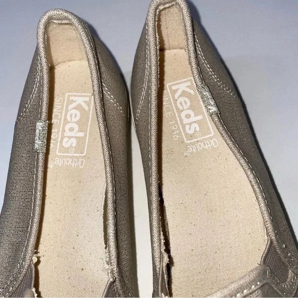Keds Triple Decker Platform Slip On Fashion Sneakers Metallic Gold Size 7.5 - Picture 4 of 8
